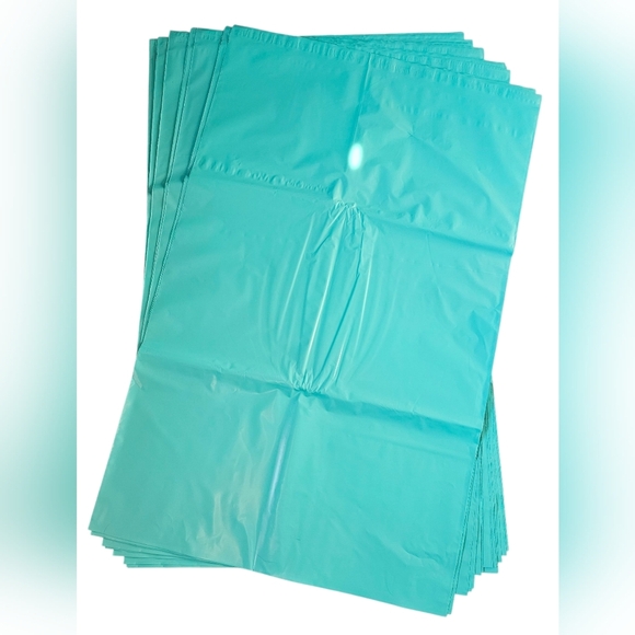 Poly Mailers, In Teal 24" x 36", 25 Count - Picture 2 of 2